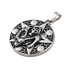 304 Stainless Steel Pendants STAS-Q339-01A-AS-2