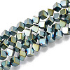 Electroplated Synthetic Non-magnetic Hematite Beads Strands G-T139-62E-1