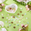 70Pcs 7 Colors Resin Buttons BUTT-TA0001-42-5