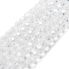 Electroplate Transparent Glass Beads Strands EGLA-A035-T8mm-A19-1