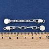 Brass Ends with Chains KK-P283-34S-3