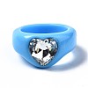 Opaque Acrylic Finger Rings RJEW-Q162-001A-2