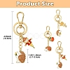Hedgehog Alloy Enamel Keychain KEYC-YW00070-01-3