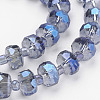 Electroplate Glass Beads Strands EGLA-J146-FR8mm-B01-3