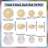 40Pcs 4 Styles Paper Craft Doll Hat DIY-GA0008-42-2