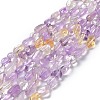 Natural Ametrine Beads Strands G-I351-A11-1