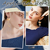 16Pcs 4 Style Brass Earring Hooks KK-BBC0012-53-5