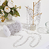 1 Roll Acrylic Octagonal Beads Chain Garland AJEW-SP0006-11-4