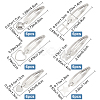36Pcs 6 Style Iron Snap Hair Clips PHAR-CP0001-08-2