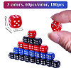 180Pcs 3 Colors Acrylic Beads OACR-CA0001-22-2
