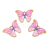 Light Gold Tone Alloy Enamel Pendants ENAM-M059-05KCG-02-3