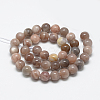 Natural Sunstone Beads Strands X-G-R446-4mm-30-2