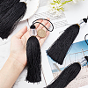 Gorgecraft 8Pcs Polyester Tassel Pendant Decorations AJEW-GF0004-66D-3