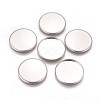Tarnish Resistant 304 Stainless Steel Plain Edge Bezel Cups STAS-E460-10P-25mm-2