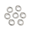 Tarnish Resistant 304 Stainless Steel Open Jump Rings STAS-R065-42-1