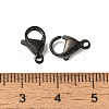 Ion Plating(IP) 304 Stainless Steel Lobster Claw Clasps STAS-AB11-B-3