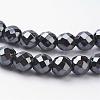 Non-Magnetic Synthetic Hematite Beads Strands HEMA-10D-1-1