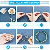 400Pcs 5 Style Brass Beads KK-FH0005-36G-4