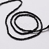 Natural Black Spinel Bead Strands G-M298-26-2