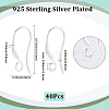 40Pcs Brass Earring Hooks KK-SC0006-53S-2