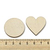 100Pcs Unfinished Wood Pendants WOOD-XCP0001-90-3