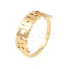 Ion Plating(IP) 304 Stainless Steel Constellation Open Cuff Ring for Women RJEW-C097-01G-03-1