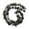 Natural Tourmalinated Quartz Beads Strands GG-CBA3A44-B01-01-5