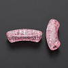 Transparent Crackle Acrylic Beads CACR-S009-001B-N26-3