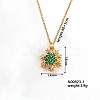 Simple and Versatile Brass Pendant Necklacs DU3795-1-1