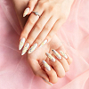 12 Sheets 6 Styles Plastic Nail Art Stickers Decals MRMJ-FH0010-42-5