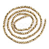 Electroplate Glass Beads Strands EGLA-T027-01G-4