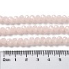 Baking Painted Imitation Jade Glass Bead Strands X-DGLA-A034-J6MM-A41-5