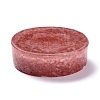Resin with Natural Rose Quartz Chip Stones Ashtray DJEW-F015-05F-3