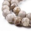 Natural Maifanite/Maifan Stone Beads Strands X-G-F353-6mm-4