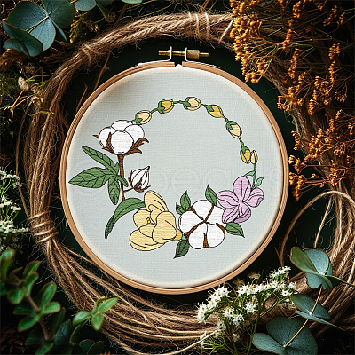 4 Sheets 11.6x8.2 Inch Stick and Stitch Embroidery Patterns DIY-WH0455-171-1