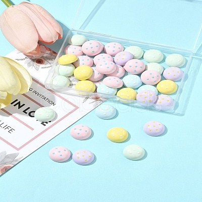 40Pcs Plastic Cabochons FIND-FS0004-35B-1