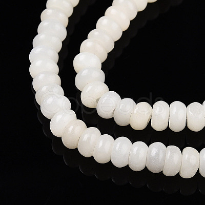 Natural White African Opal Beads Strands G-T140-75C-1
