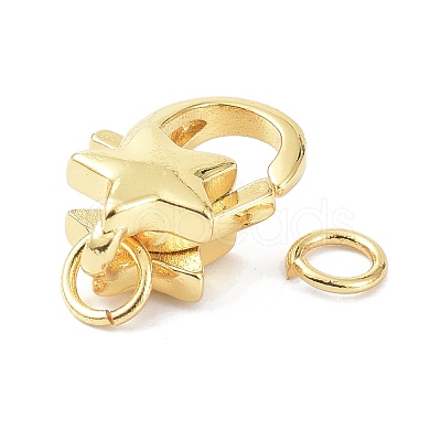Eco-Friendly Brass Lobster Claw Clasps KK-C221-06G-1