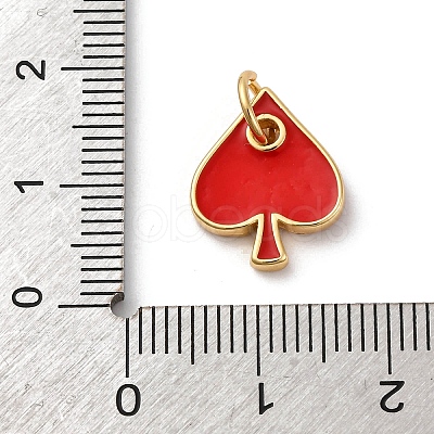 Brass Enamel Charms KK-Q098-25G-A01-1