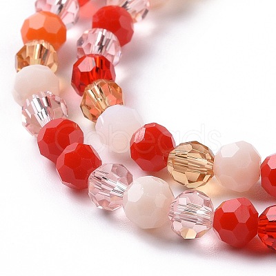 Glass Beads Strands X-GLAA-E036-09C-1