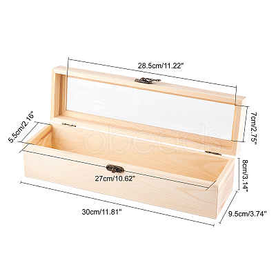 Wooden Box CON-WH0080-18-1