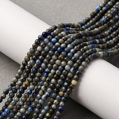 Natural Lapis Lazuli Beads Strands G-L629-A01-3mm-1