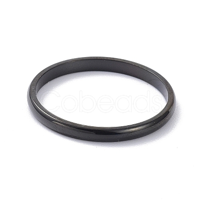 2mm Polished Plain Dome Finger Ring for Girl Women RJEW-C012-05D-EB-1