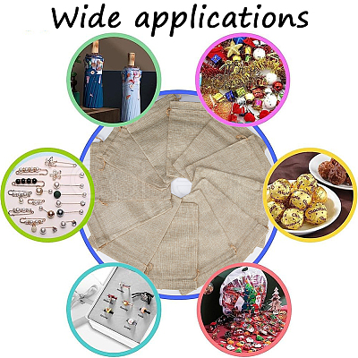 Jute Cloth Storage Pouches ABAG-WH0048-11-1