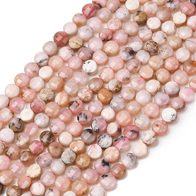 Natural Pink Opal Beads Strands GG-CBA9631-D01-01-1