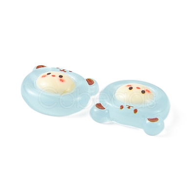 Opaque Resin Cabochons CRES-O006-02B-1
