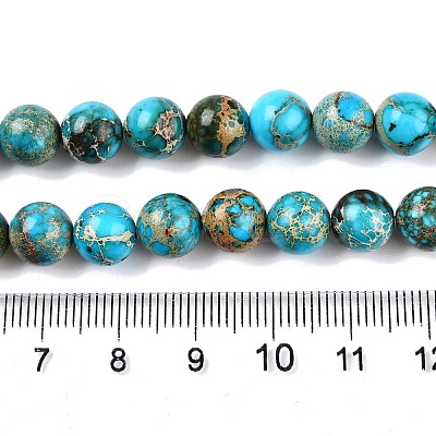 Natural Imperial Jasper Beads Strands G-N342-63C-1