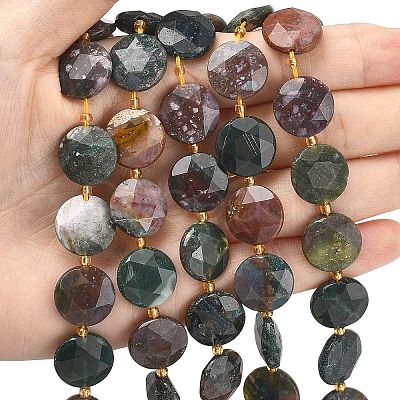 Natural Indian Agate Beads Strands G-A292-A11-01-1