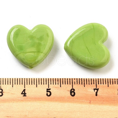 Heart Handmade Lampwork Beads LAMP-U003-01A-1
