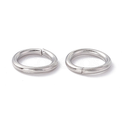Non-Tarnish 304 Stainless Steel Open Jump Rings X-STAS-C040-01I-P-1
